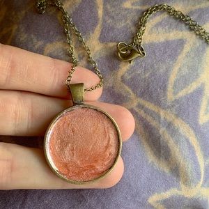 Homemade resin pendant :)